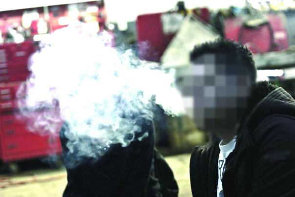 Some people smoke marijuana recreationally. Photo by Stephen Ingle (altered by staff to protect subject's anonymity).