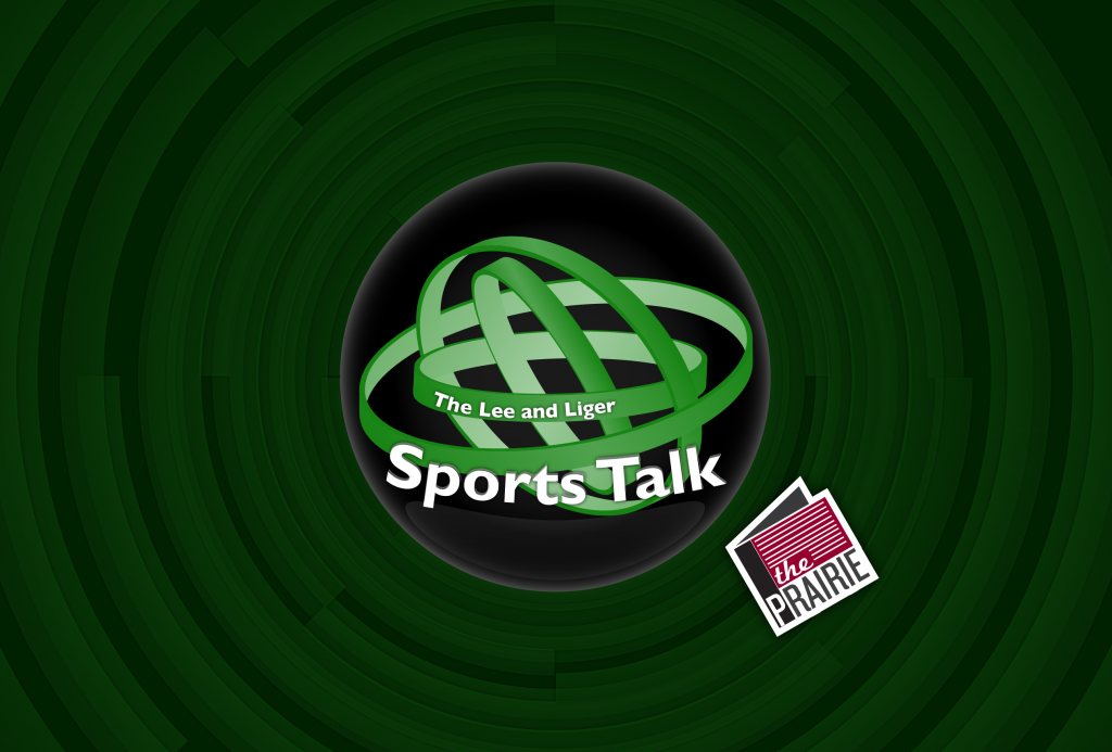 The Lee & Sports Talk Logo (Web Version). Art by Chris Brockman.