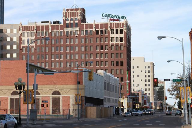 Construction projects in Downtown Amarillo. Photo by Frankie Sanchez.