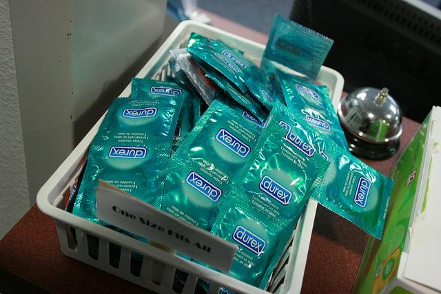 WTAMU's Student Medical Services offers free condoms. Photo by Courtney Inman.
