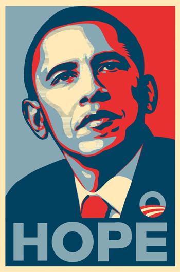 Obama's "Hope" Poster. Courtesy of Wikimedia Commons. Obama's "Hope" Poster. Courtesy of Wikimedia Commons.