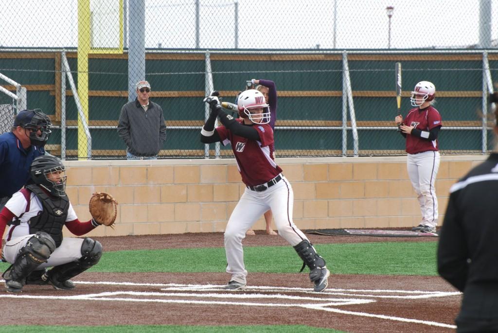 Kim LeComte became the all-time leader in RBIs during the weekend. Photo by Melissa Bauer-Herzog.