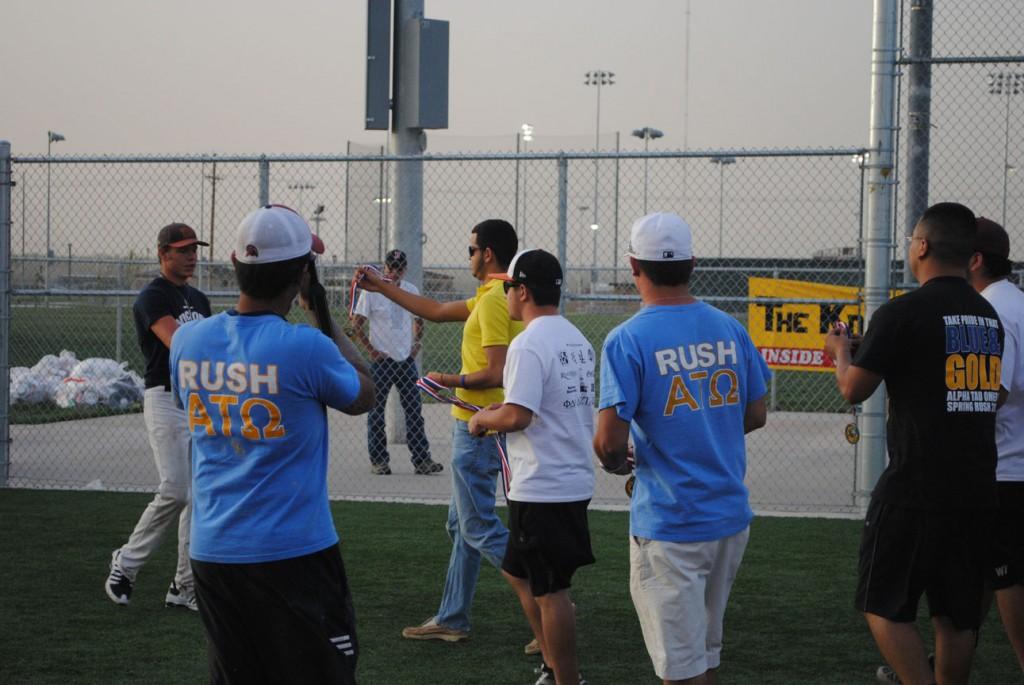 “Victory” team members receive medals for their second place finish at the ATO softball tournament. Photo by Lisa Hellier.