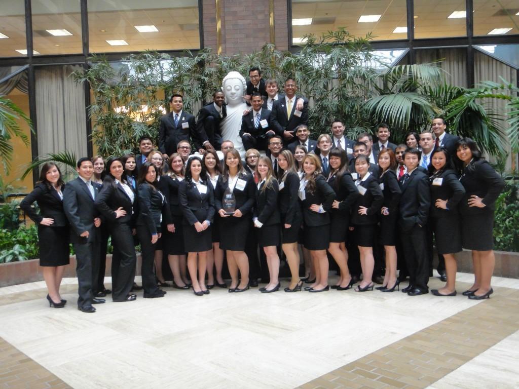 SIFE team after winning regionals for the 18th year. Photo courtesy of SIFE.